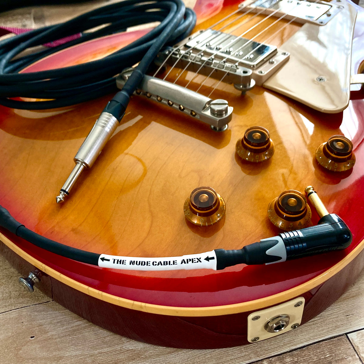 ギター用シールドケーブル NUDE CABLE APEX 5m L-S (for guitar) – The