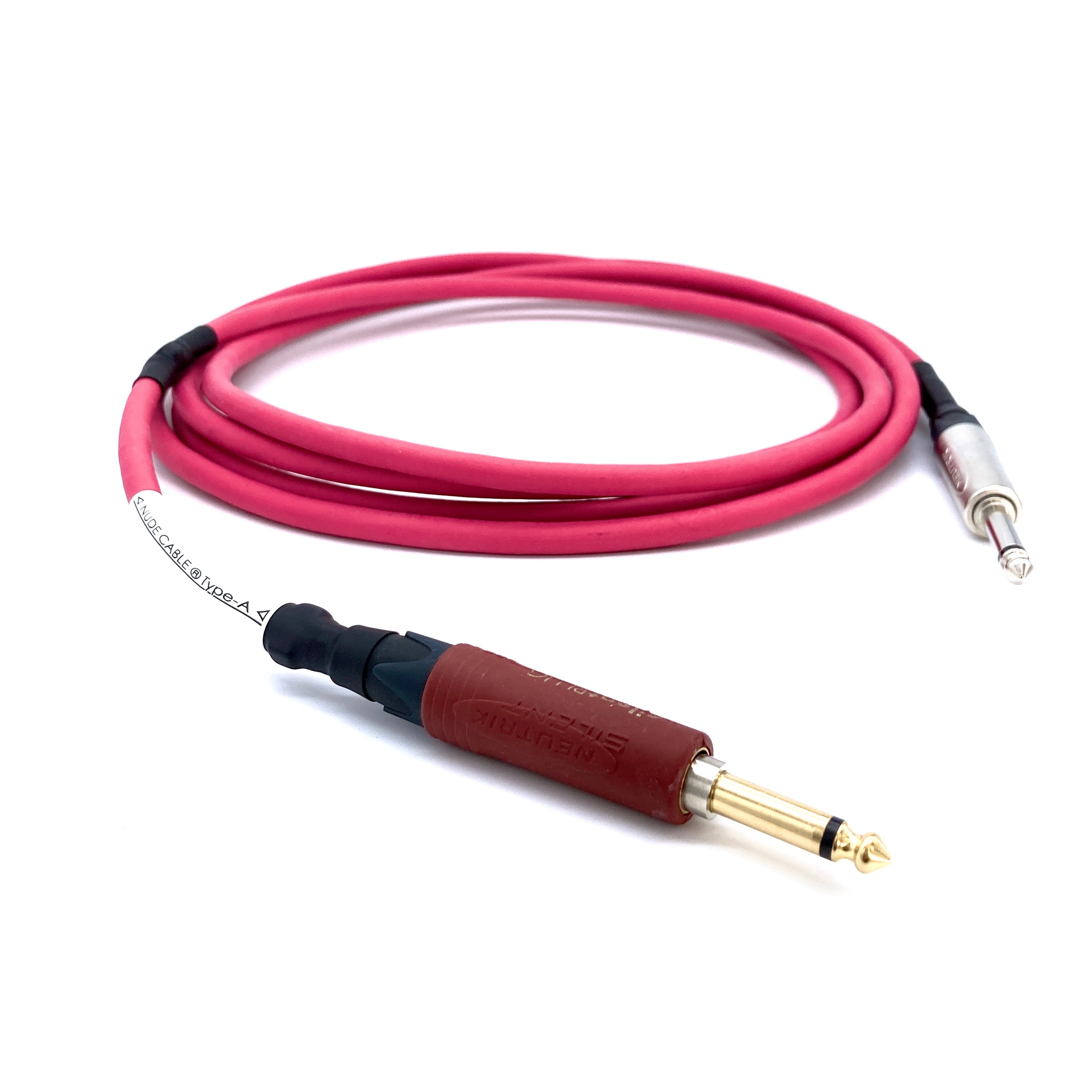 【断捨離特価】NUDE CABLE アコースティックギター専用 3M S-S NUDE CABLE アコギ専用 3m S-S Type-A – The NUDE CABLE